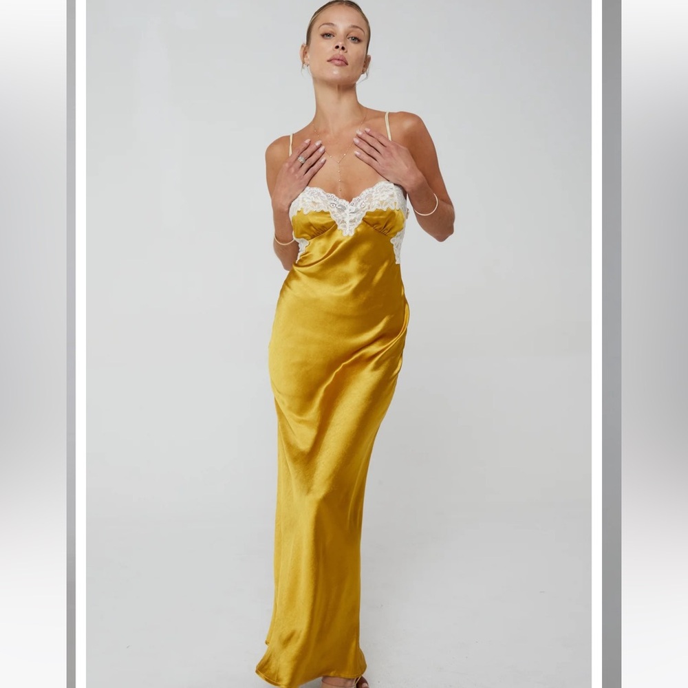 RESA CELINE DRESS in gold SOLD OUT